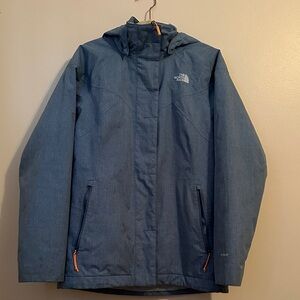 The North Face Slate Blue Hooded Jacket